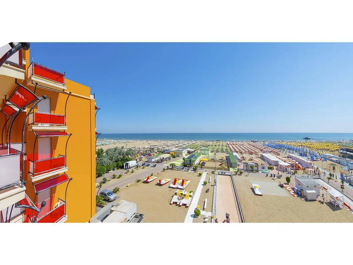 ***  Hotel Ariane - Beachfront, Breakfast Xxl & Sea View Rimini Olaszország
